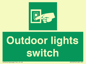 Outdoor lights switch
